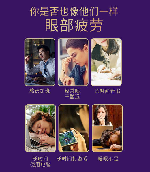 士力清蒸汽眼罩檀香、艾草、藏红花洋甘菊（1盒8袋）5盒/10盒套装 商品图2