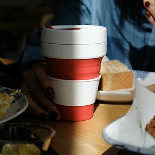 【亏本清仓】 STOJO 可压缩水杯 便携硅胶折叠运动水杯470ml （不支持无理由退换）[福利品] 商品图10