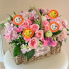 六一乒乓菊笑脸花束礼盒4选1含配送 商品缩略图1