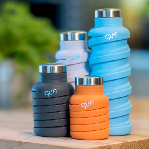 【已下架】积分购 | 美国queBottle可伸缩环保硅胶时尚水杯355ML （不支持无理由退换）[福利品] 商品图2