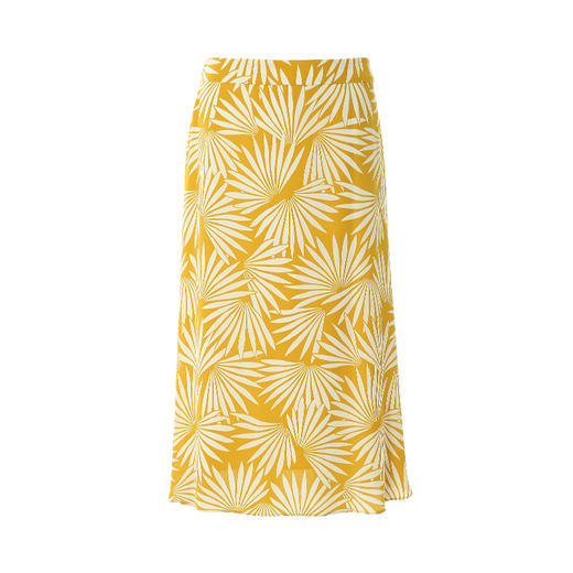 EITIE爱特爱夏季新款时尚气质清新印花A字显瘦百搭中腰半身裙6606306 商品图4