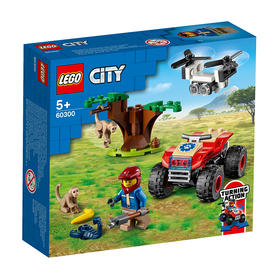 乐高LEGO 野生动物救援全地形车LEGC60300
