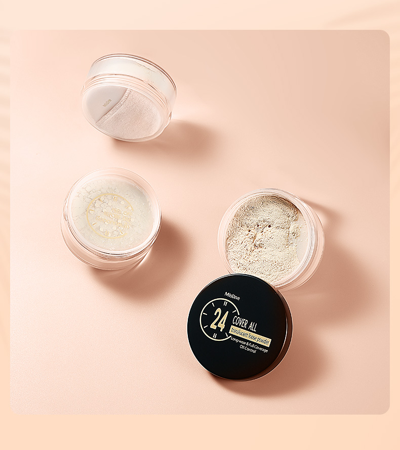 mistine蜜丝婷24小时透气散粉不易脱妆轻薄持久遮瑕控油
