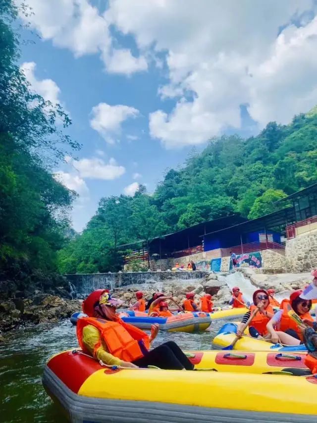 节假日可用【江油·清沟漂流】车程1h,夏日di一漂!仅0679.