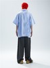 SFTTR 2021SS 廓形蓝白条纹衬衣男女宽松简约造型立体短袖衬衫 商品缩略图2