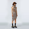 HOLONOMIC 原创拼接修身提花设计感小众印花背心连衣裙 商品缩略图0