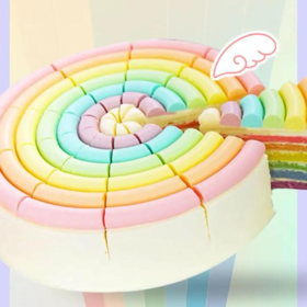 六一儿童节 | 8寸彩虹蛋糕，仅需136元