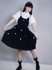 fragileheart易碎商店黑色吊带连衣裙女春夏可爱小花赫本风小黑裙 商品缩略图1