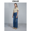 VIMAGE纬漫纪新款时尚休闲显瘦牛仔裤V1505130 商品缩略图1