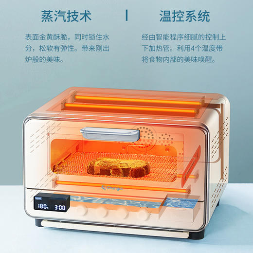 长帝ZCVD17E烤箱家用小型多功能全自动电烤箱迷你烤箱蒸烤一体 商品图2