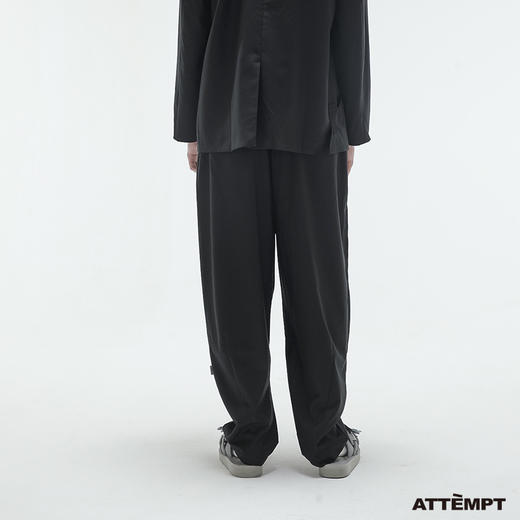 ATTEMPT 定番产品 宽松立体剪裁垂感西裤 商品图3