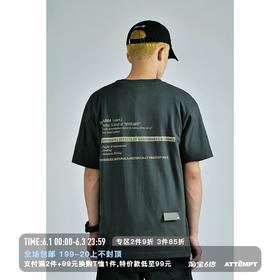 MANUFACTURE BY ATTEMPT 达达主义释意 T-shirt 短袖T恤