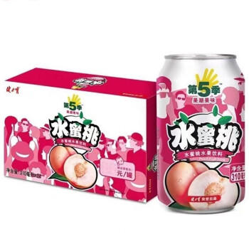 罐装 健力宝第5季 水蜜桃味310ml*24罐 商品图0