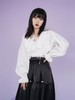 fragileheart易碎商店春季新款设计感娃娃领灯笼袖白色打底衬衫女 商品缩略图0