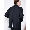 ATTEMPT  折叠褶皱暗条纹六开身休闲西装 商品缩略图3
