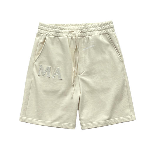 MANUFACTURE BY ATTEMPT 毛毡LOGO针织短裤 商品图4