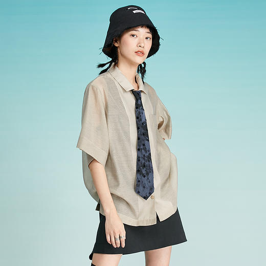 HOLONOMIC 原创设计网纱扎染波点领带 商品图2