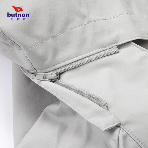 1611巴特侬butnon男士梭织连帽风衣防风透气100%聚酯纤维 商品图8