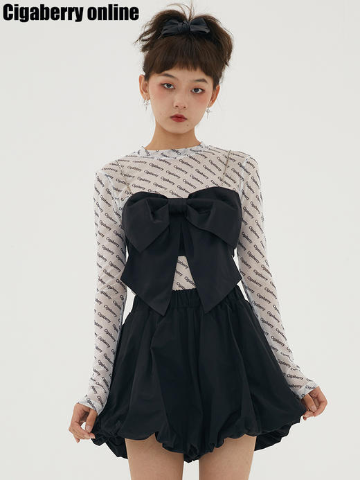 Cigaberry2021春夏少女心爆棚百搭蓬蓬裙裤显高显瘦南瓜裤 商品图1