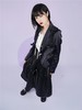 fragileheart易碎商店缎面蝴蝶结黑色立体感小众西装春款短外套女 商品缩略图1
