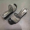 lfgj jeans bd306 时尚水钻透明胶皮方跟凉拖 商品缩略图11