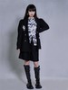 fragileheart易碎商店 黑色西装外套女春装2021新款月亮扣子西服 商品缩略图1
