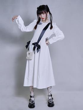 fragileheart易碎商店原创设计蝴蝶结珍珠包女2021新款斜跨小包包