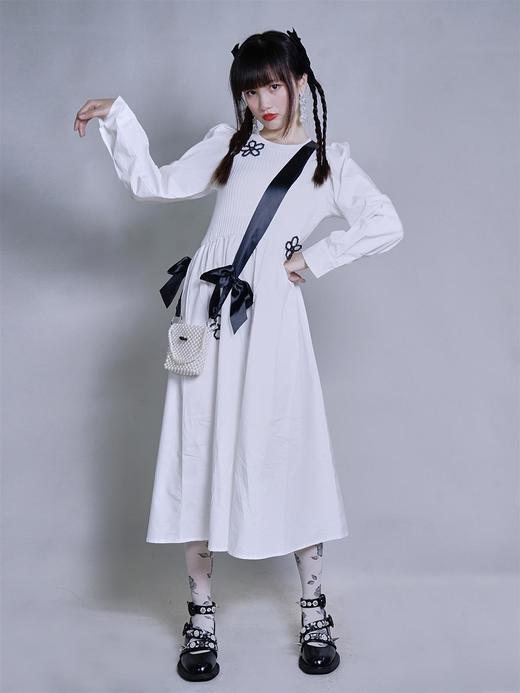 fragileheart易碎商店原创设计蝴蝶结珍珠包女2021新款斜跨小包包 商品图0