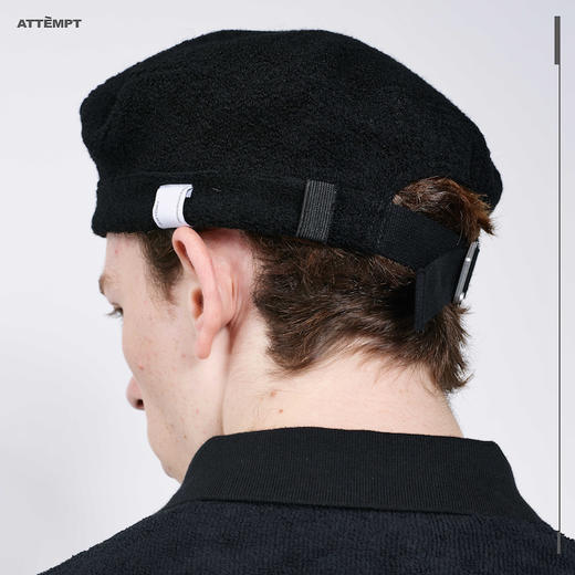 ATTEMPT AW20 复古粗纺毛料水手帽 商品图2