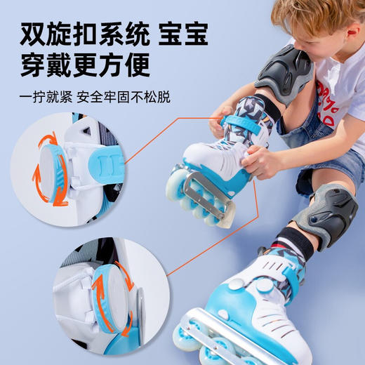 酷骑COOGHI 轮滑鞋 溜冰鞋4码可调  4-7岁  KQ 商品图8