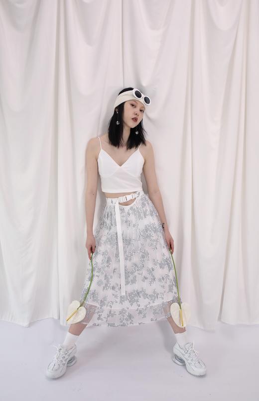 EhK 双色气质百搭打底内衣上衣带胸垫吊带背心女潮 现货 商品图3