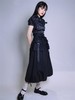 fragileheart原创机能风伞裙春款织带立体大口袋黑色百搭半身裙女 商品缩略图1