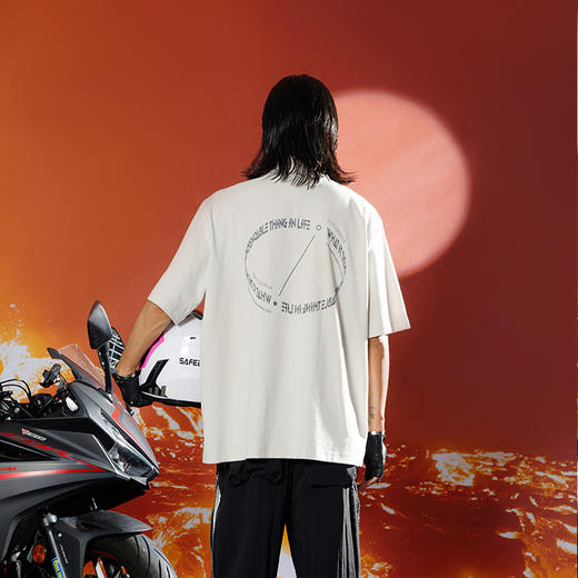 WHISTLEHUNTER(WSTHT)两色情侣基础半高领短袖 金属标主题拉链T恤 商品图2