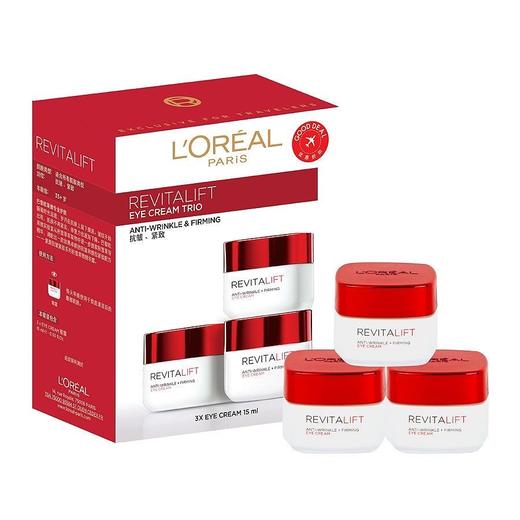 L’OREAL欧莱雅复颜抗皱紧肤眼霜15ML 商品图4
