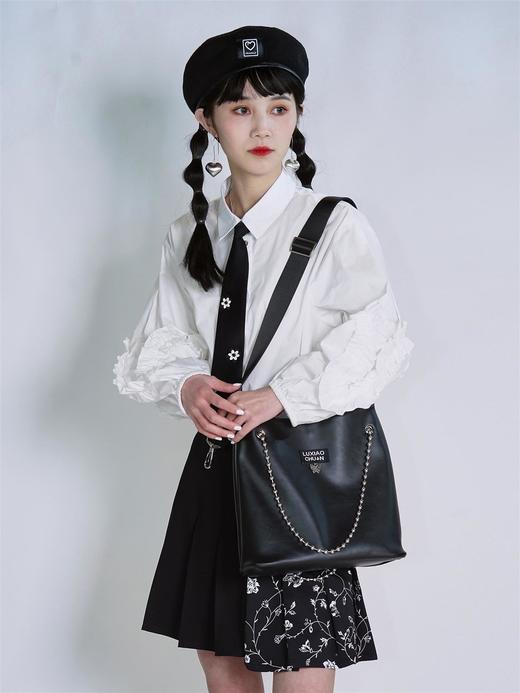 FragileHeart 原创日系学院风立体花朵 黑暗少女小众懒人小花领带 商品图2