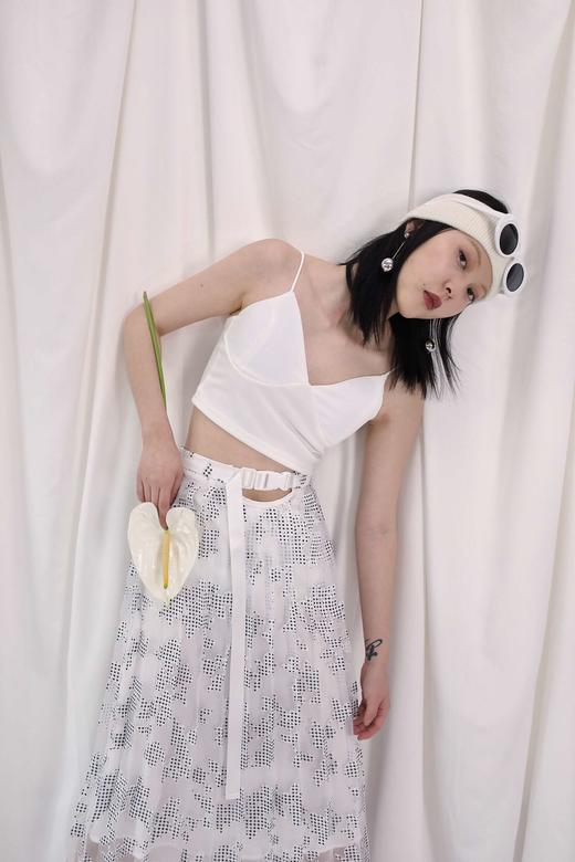 EhK 双色气质百搭打底内衣上衣带胸垫吊带背心女潮 现货 商品图2