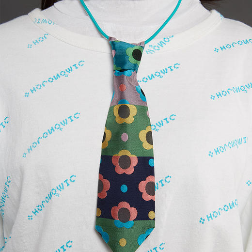 HOLONOMIC 原创设计短款印花小领带 商品图1