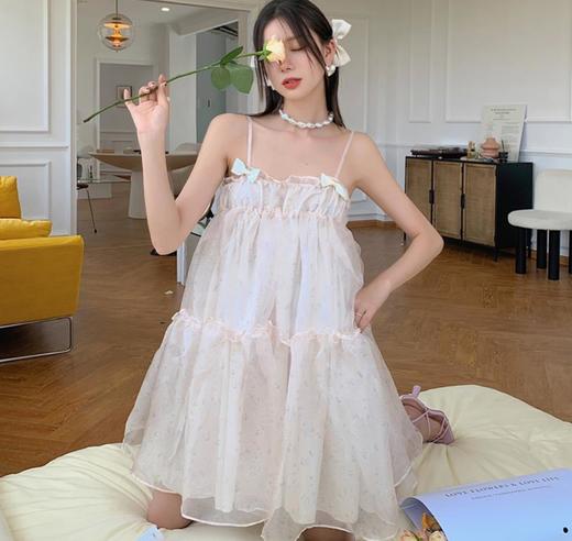 特价秒杀 Wildshadow 吊带蝴蝶结碎花纱纱裙.潮快闪[福利品] 商品图5