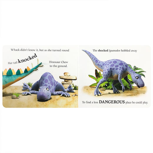 【恐龙系列】The Deinonychus/The Triceratops/The Stegosaurus/The Coelophysis儿童英语启蒙认知绘本读物 商品图3