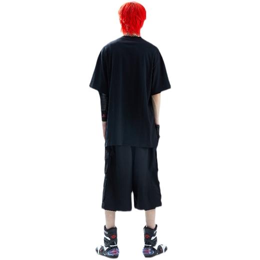 SFTTR 2021SS 基础胶牌重磅廓形圆领六色打底衫宽松男女短袖T恤 商品图3