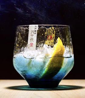 价值2000+ 你想要的宇宙星辰，都藏在杯子里！超美轮美奂八千代星空杯 超治愈 正仓院蓝 蓝如星空 镶嵌金泽金箔 温润高雅 精致华美 送礼/私藏/诉说情肠超治愈的玻璃杯 预售