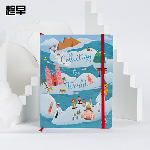 【趁早文创】趁早早鸟文创系列收集世界无日期周计划手册时间轴管理每日计划备忘记事本子小清新卡通可爱送礼手账文具 商品图3