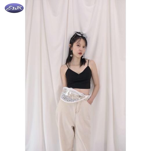 EhK 双色气质百搭打底内衣上衣带胸垫吊带背心女潮 现货 商品图0