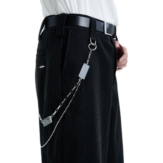 TERRAINCOGNITA新款手工水晶立体浮雕可拆卸项链透明浮空字母裤链 商品图4