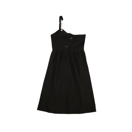 Cigaberry 夏季新款单肩背带小众设计感原创日系学院风甜酷连衣裙 商品图4