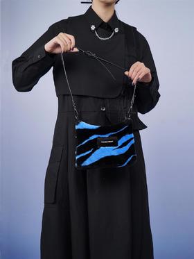 fragileheart易碎商店2021新款设计感小众复古单肩斜挎包斑马纹包