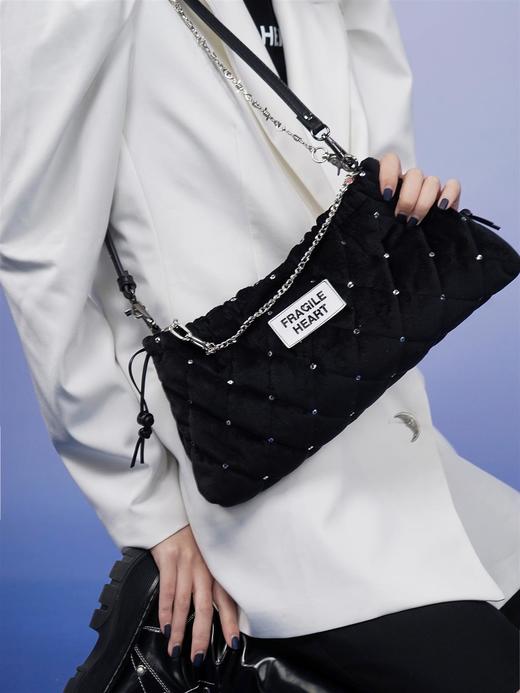 fragileheart易碎商店暗黑公主单肩包辣妹百搭复古单肩斜挎腋下包 商品图2