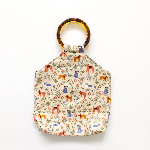 HUJI祤集Amber手提包插画可爱动物 商品图0