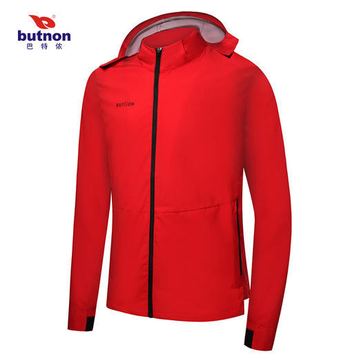 1611巴特侬butnon男士梭织连帽风衣防风透气100%聚酯纤维 商品图1