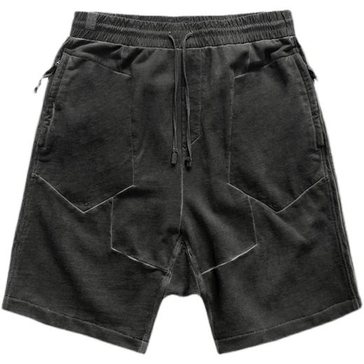 ATTEMPT SS21 异形口袋染色吊裆短裤卫裤 商品图4